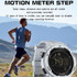 SANDA 2145 Calorie Pedometer Alarm Clock Waterproof Multifunctional Hiking Sports Shockproof Smart Watch(Gray)