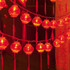 3m 20 Light  New Year Chinese Red Lantern LED Lights(Flush Lantern)
