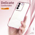 For vivo S16e / V27e Transparent Plating Fine Hole Phone Case(Pink)