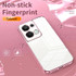 For OPPO Reno9 Pro+ Transparent Plating Fine Hole Phone Case(Pink)