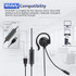 SOYTO SY227 Single-side Operator Ear Hook Headset Corded Computer Headset, Interfaces: Separation USB Wire Control