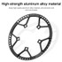 Litepro Folding Bike Sprocket Wheel LP Disk Disc, Specification:58T(Black)