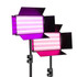 480+76 LEDs RGB Adjustable Live Shooting Fill Light Phone SLR Photography Lamp, EU Plug, Spec: 12 inch