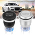 19MM Car Modification One-Button Start Switch Waterproof LED Metal Button(Silver)