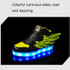 Children Colorful Light Shoes LED Charging Luminous Shoes, Size: 32(Pink)