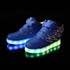Children Colorful Light Shoes LED Charging Luminous Shoes, Size: 36(Blue)