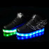 Children Colorful Light Shoes LED Charging Luminous Shoes, Size: 36(Black)