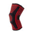 Dual Spring Support Silicone Sports Brace Fitness Protective Pads, Specification:S Size(Red Black)