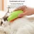Banana Shape Pet Spray Massage Comb Electrical Cleaning Brush Hair Removal Comb For Dogs And Cats(Yellow)