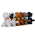 Warm Color Teddy Series Beckoning Figure Gardening Decoration Car Ornaments(White)