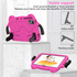 For Xiaomi Redmi Pad SE 11 2023 Ice Baby EVA Shockproof Hard PC Tablet Case(Rose Red+Black)