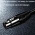 JINGHUA 6.5 Male To Female XLR Audio Cable 6.35 Three Core Balanced Microphone Mixer, Size: 1.5m(Black)