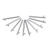 19mm 1000pcs Stainless Steel Connector Switch Pin for Watch Band, Diameter: 0.15mm
