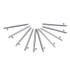 18mm 1000pcs Stainless Steel Connector Switch Pin for Watch Band, Diameter: 0.15mm