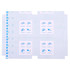 10pcs/set 34cmx25cm Textbook Self-Adhesive Transparent Waterproof Book Cover