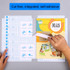 10pcs/set 34cmx25cm Textbook Self-Adhesive Transparent Waterproof Book Cover