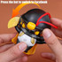 Sichuan Opera Face Chinese Style Face Change Crafts Ornament Children Toy(Yellow)
