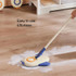 Airplane Shape Mop For Kids Mopping Tool Mini Spinning Floor Mop(Blue)