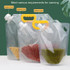 5pcs Portable Food Packaging Bag Grain Sealed Bag Fresh-keeping Storage Bag, Capacity: 2.5kg