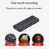 Q25 Intelligent Voice Recorder With Screen HD Noise Canceling Back Clip Voice Reporter, Size: 16GB(Black)