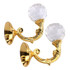 Retro Water Wafer Head Barb Curtain Decorative Wall Hook(Gold)