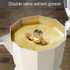 100ml Dual Valve Mocha Pot Espresso Machine Outdoor Coffee Brewing Pot Extraction Tool(White)