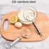 Stainless Steel Flour Mixer Flour And Egg Beaters Noodle Making Tools, Specification: Single Circle