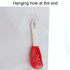 Kitchen Multifunctional Mashing Spoon Household Auxiliary Food Grinding Cooking Ladle Stir-Fry Spatula(Red)