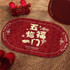 40x60cm Festive Entrance Door Mats New Home Layout Floor Mats(Five Blessings)