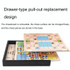 3 in 1 B Model Wooden Multifunctional Parent-Child Interactive Children Educational Chessboard Toy Set