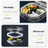 Portable Mini Compartmentalized Sealed Pill Box Weekly Morning And Evening Pill Capsule Dispensing Box, Style: 6 Grids Gray