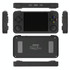 ANBERNIC RG35XX H Handheld Game Console 3.5 Inch IPS Screen Linux System 64GB(Transparent White)