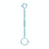 Multifunctional Silicone Bottle Loss Prevention Chain Mug Nipple Clip Fixing Cord(Light Blue)