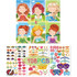 Face Changing Stickers Early Learning DIY Puzzle Stickers Toys(Princess)