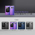 HAMTOD T8 4G Flip Phone, US Version, 2.8 inch + 1.77 inch, VoLTE, BT, SOS, OTG(Purple)