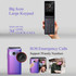 HAMTOD T8 4G Flip Phone, US Version, 2.8 inch + 1.77 inch, VoLTE, BT, SOS, OTG(Purple)