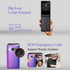 HAMTOD T8 4G Flip Phone, US Version, 2.8 inch + 1.77 inch, VoLTE, BT, SOS, OTG(Black)