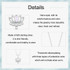 S925 Sterling Silver Platinum Plated Lotus Flower Necklace for Women(SCN520)
