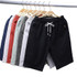 Cotton Linen Casual 5-point Sport Shorts Pants, Size: M(Gray)