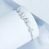 S925 Sterling Silver Platinum-plated Butterfly Flying Stitching Bracelet(BSB162)