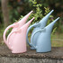 3L Gray Long Spout Watering Can Durable Water Bottles Kettle For Home Flowers Garden Supplies