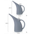 3L Gray Long Spout Watering Can Durable Water Bottles Kettle For Home Flowers Garden Supplies