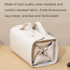 Portable Large Capacity Travel Detachable Folding Waterproof Cosmetic Bag(Milky White)