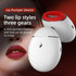 Electric Lip Plumper Device Rechargeable Lip Beauty Device(Pearl White)