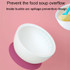 Infant Complementary Food Bowl With Lid Baby Feeding Tableware Suction Cup Bowl(Blue)