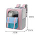 Square Foldable Cats Backpack Pets Outdoor Portable Double Shoulder Bag(Model 8 Pink)