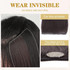 2pcs /Pack Invisible Pad Hair Roots Both Sides Puffy Wig Piece Faux Hair Extension Pad Hair Piece, Color: 20cm Natural Black