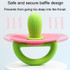 Silicone Cactus Teether Baby Anti Teething Sticks Toys(Green And Yellow)