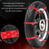 5pcs/Set Motorcycle Electric Two-Wheeler Non-Damaging Anti-Skid Chain Ties(Red)