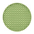 10cm Round Thickened Silicone Coaster Irregular Pyramid Shape Tea Cup Mat(Pea Green)